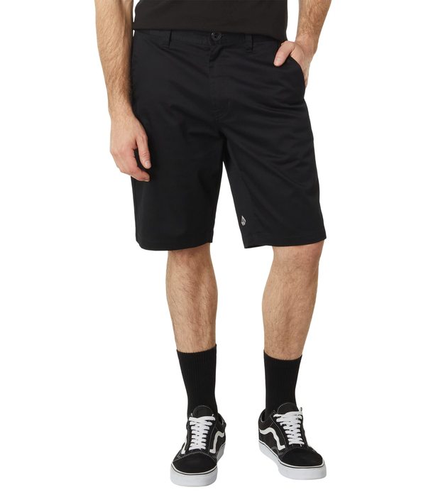 ボルコム メンズ ハーフパンツ・ショーツ ボトムス Frickin Modern Stretch 21" Chino Shorts Black 3の通販は