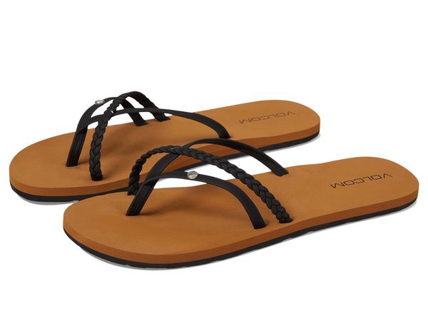 ボルコム レディース サンダル シューズ Thrills II Sandal Black 1