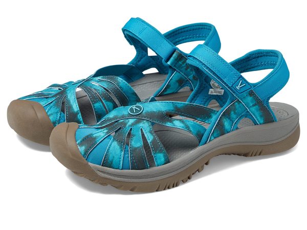キーン レディース サンダル シューズ Rose Sandal Sea Moss/Tie-Dy