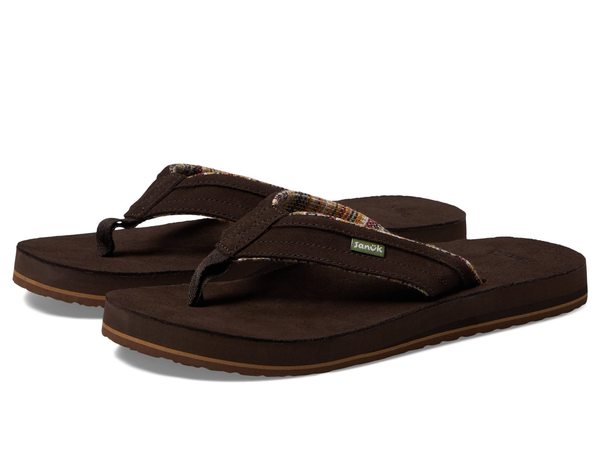 サヌーク メンズ サンダル シューズ Ziggy ST Suede Brownの通販は