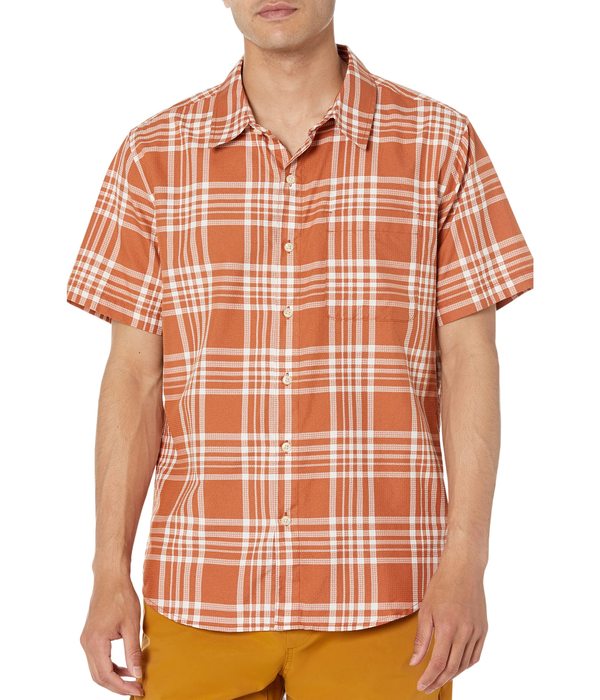 マーモット メンズ シャツ トップス Aerobora Novelty Short Sleeve Auburn/Papyrusの通販は 8,480円