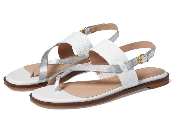 コールハーン レディース サンダル シューズ Anica Lux Sandal Sliver/Optic Wh