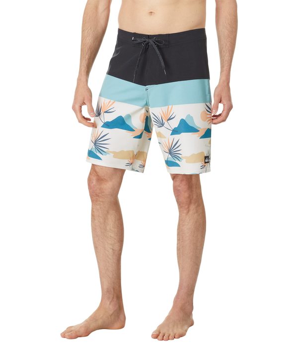 クイックシルバー メンズ ハーフパンツ・ショーツ 水着 Surfsilk Panel 20" Boardshorts Iron Gateの通販