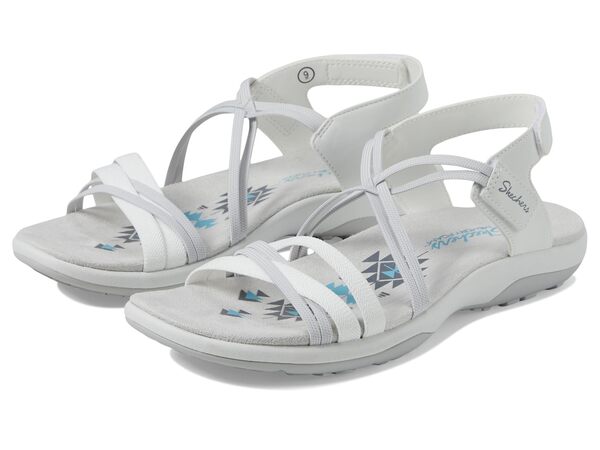 スケッチャーズ レディース サンダル シューズ Reggae Slim - Takes Two Whiteの通販は