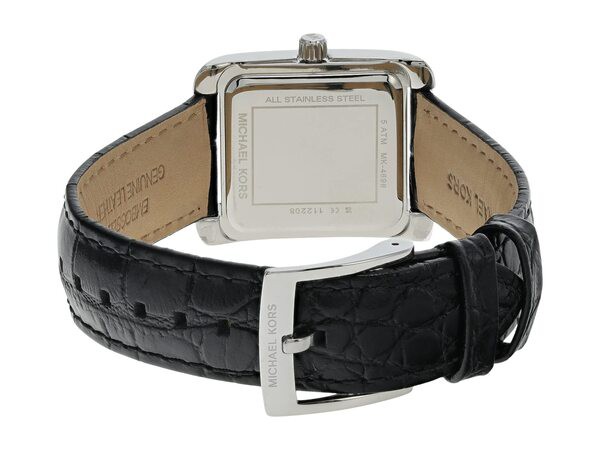 マイケルコース レディース 腕時計 アクセサリー MK4696 - Emery Three Hand Leather Watch Black