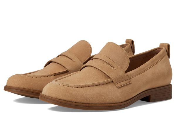 コールハーン レディース スリッポン・ローファー シューズ Stassi Penny Loafer Blush Tan Suede