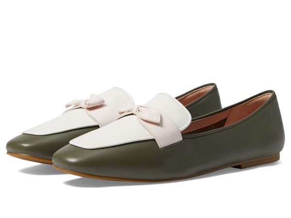 コールハーン レディース スリッポン・ローファー シューズ York Bow Loafer Tea Leaf/Egret/