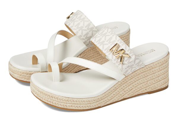 マイケルコース レディース サンダル シューズ Jilly Mid Wedge Vanilla Multi