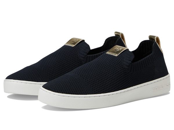 マイケルコース レディース スニーカー シューズ Juno Knit Slip-On Black/Pale Gold