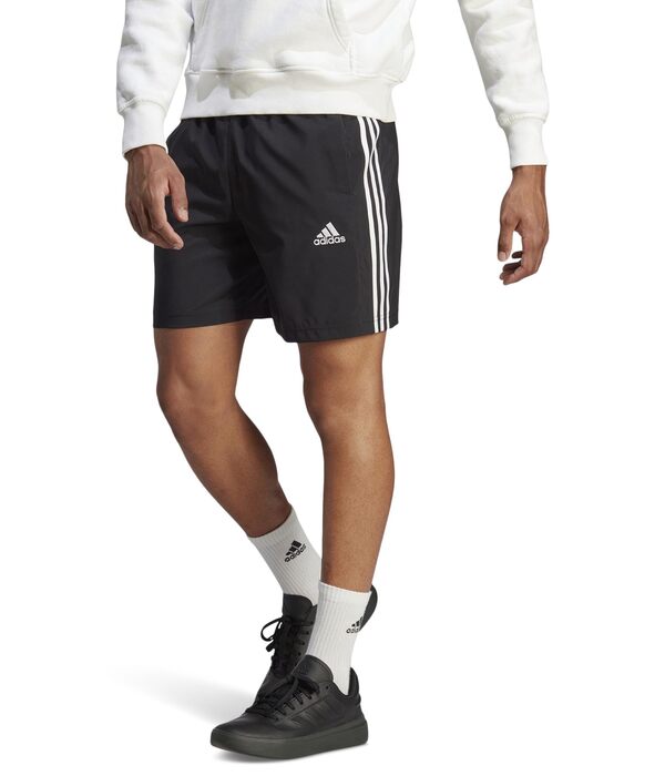 アディダス メンズ ハーフパンツ・ショーツ ボトムス Aeroready Essentials Chelsea 3-Stripes Shorts Black/Whiteの通販は