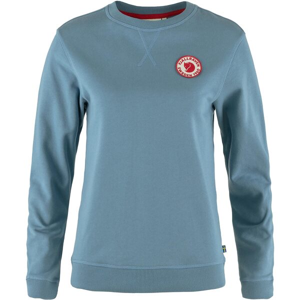フェールラーベン レディース ニット・セーター アウター 1960 Logo Badge Sweater Dawn Blueの通販は