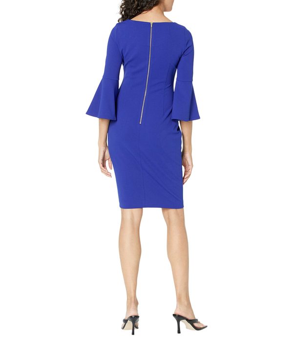 カルバンクライン レディース ワンピース トップス Scuba Crepe Sheath