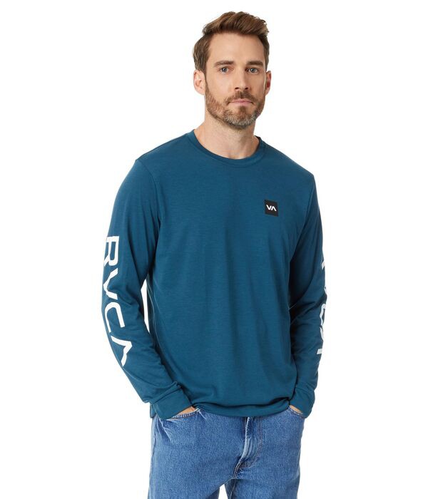 RVCA 2X Long Sleeve Tee - Marine