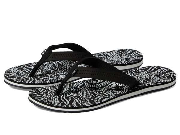 ロキシー レディース サンダル シューズ Vista Loreto Black/White/Bla