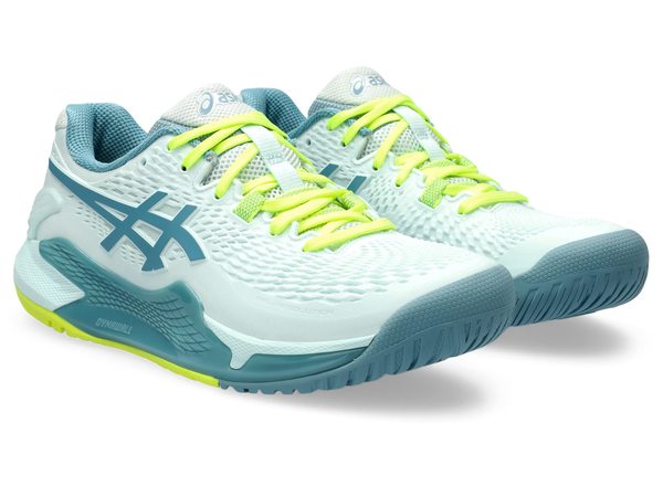 アシックス レディース スニーカー シューズ Gel-Resolution 9 Tennis Shoe Soothing Sea/Gr