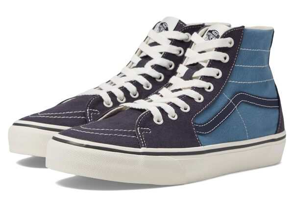バンズ レディース スニーカー シューズ SK8-Hi Tapered VR3 Twill Blue Multの通販は