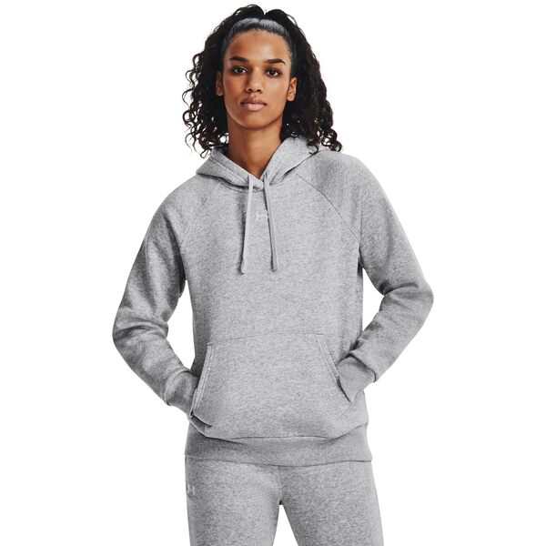 アンダーアーマー レディース パーカー・スウェット アウター Rival Fleece Hoodie Mod Gray Light