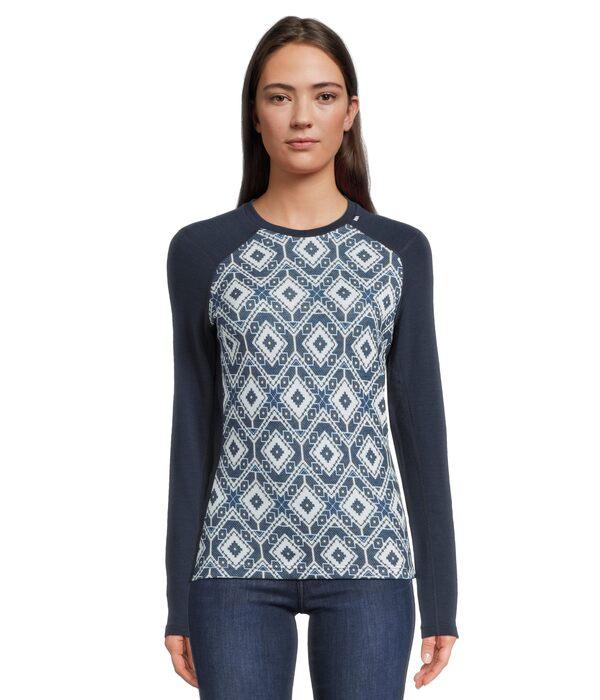 ヘリーハンセン レディース シャツ トップス Lifa Merino Midweight Graphic Navy 1の通販は