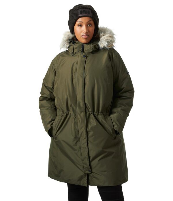 ヘリーハンセン レディース コート アウター Plus Size Senja Parka Green