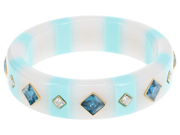 ケイトスペード レディース ブレスレット・バングル・アンクレット アクセサリー Seeing Stripes Bangle Light Blue Mult