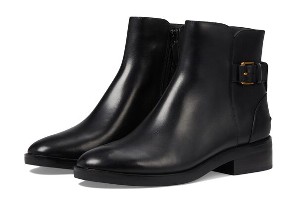 コールハーン レディース ブーツ・レインブーツ シューズ Hampshire Buckle Bootie Black Leatherの通販は