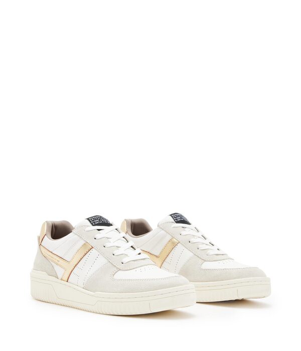 オールセインツ レディース スニーカー シューズ Vix Suede Sneakers White/Goldの通販は