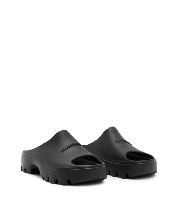 オールセインツ レディース サンダル シューズ Eclipse Flatform Blackの通販は
