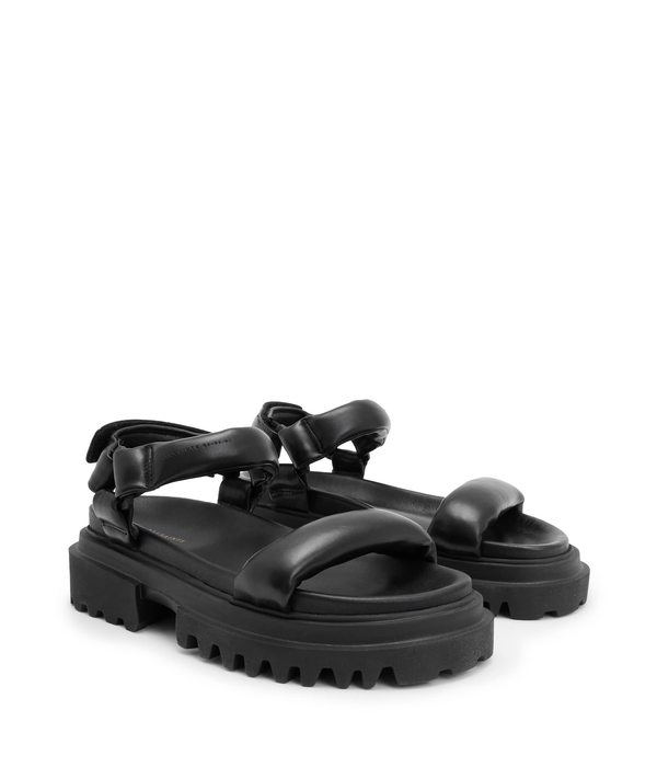 オールセインツ レディース ヒール シューズ Helium Sandals Black