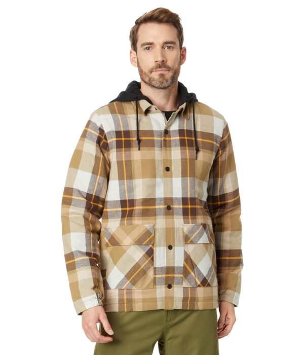 ボルコム メンズ パーカー・スウェット アウター Insulated Riding Hooded Flannel Khakiestの通販は