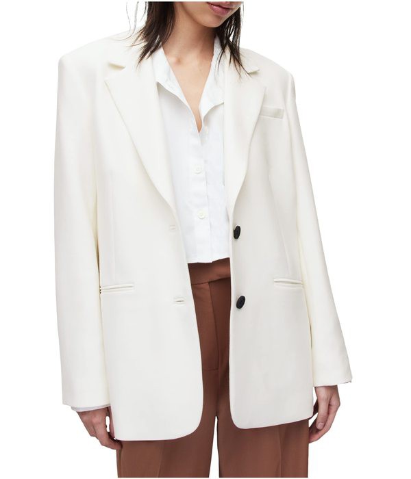 オールセインツ レディース ジャケット・ブルゾン アウター London Blazer Off-White