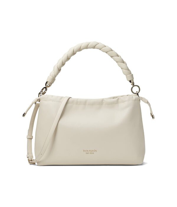 ケイトスペード レディース ハンドバッグ バッグ Meringue Smooth Nappa Leather Large Shoulder Bag Parchment