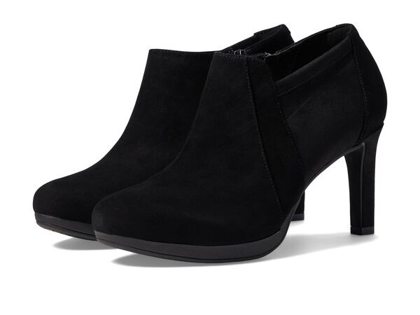 クラークス レディース ヒール シューズ Ambyr Hope Black Suede