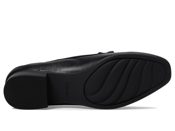 クラークス レディース ヒール シューズ Juliet Shine Black Leather