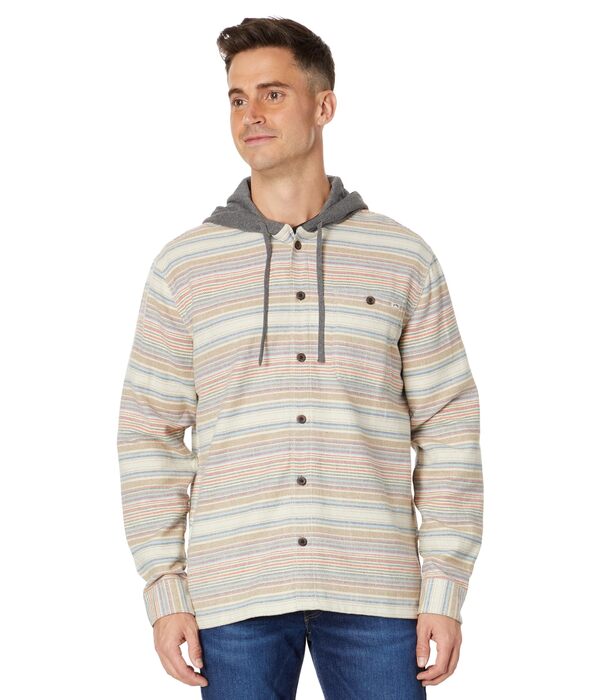 ビラボン メンズ シャツ トップス Baja Flannel Oyster