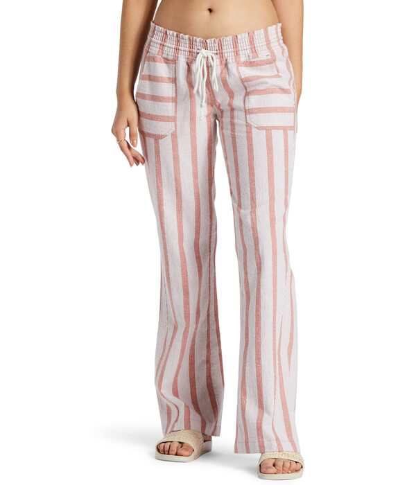 ロキシー レディース カジュアルパンツ ボトムス Oceanside Yarn-Dye Pants Cedar Wood Bonzの通販は 15,480円