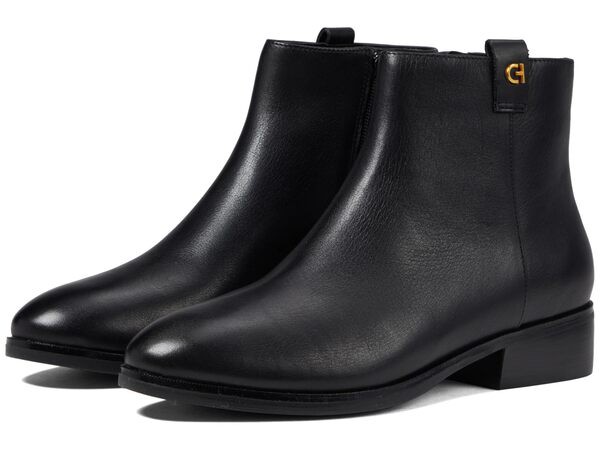 コールハーン レディース ブーツ・レインブーツ シューズ Leigh Bootie Black Leather