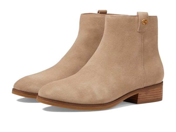 コールハーン レディース ブーツ・レインブーツ シューズ Leigh Bootie Dark Latte Sued