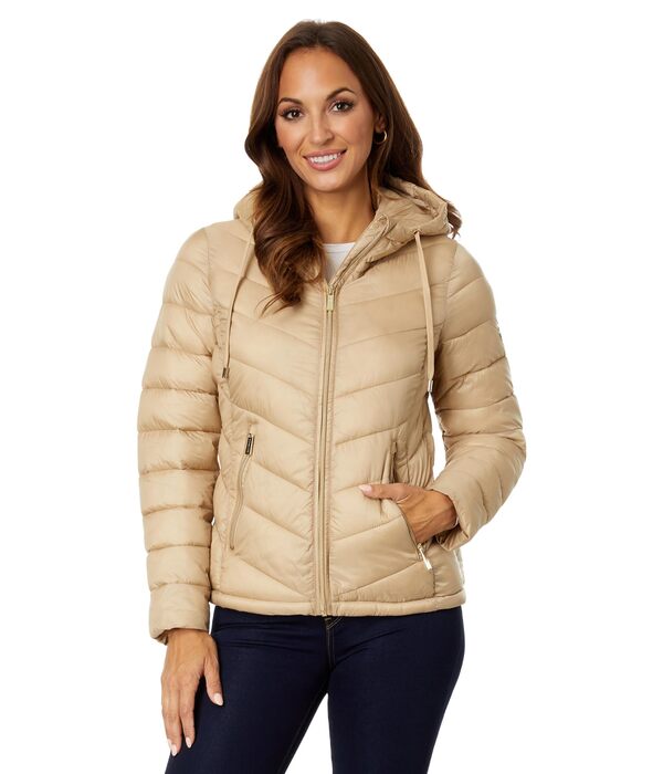 マイケルコース レディース コート アウター Short Packable M424918C67 Khakiの通販は