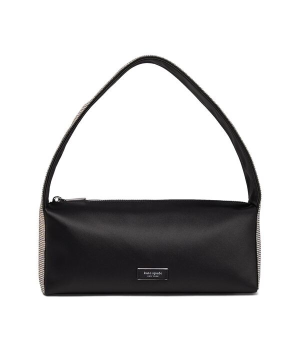 ケイトスペード レディース ハンドバッグ バッグ Afterparty Satin and Crystal Embellished Shoulder Bag Black Multiの通販は