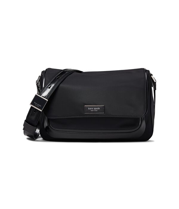 ケイトスペード レディース ショルダーバッグ バッグ Sam Icon Ksnyl Medium Messenger Black