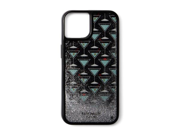 ケイトスペード レディース ＰＣ・モバイルギアケース アクセサリー Shaken Not Stirred Liquid Glitter Phone Case 14 Multi