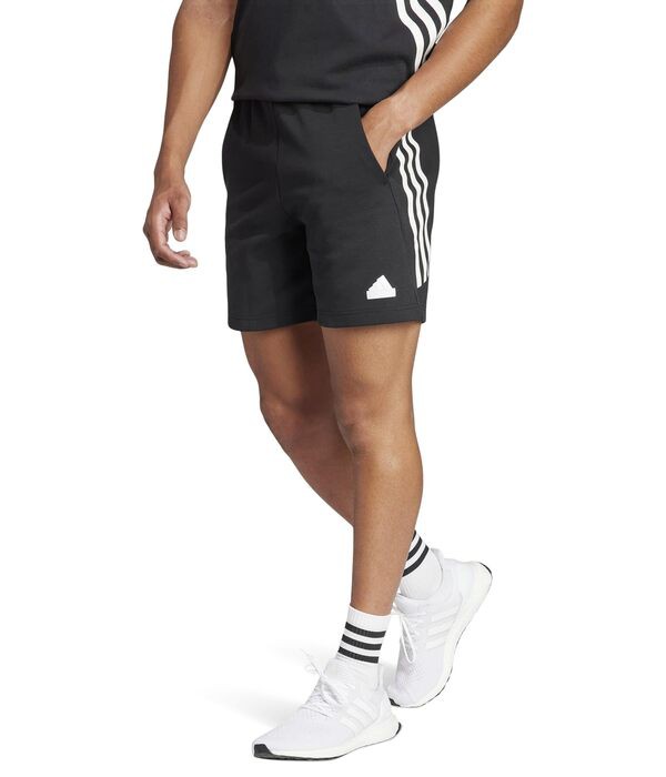 アディダス メンズ ハーフパンツ・ショーツ ボトムス Future Icon 3-Stripes Shorts Black 1