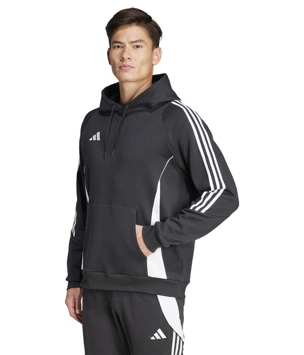 アディダス メンズ パーカー・スウェット アウター Tiro 24 Sweat Hoodie Black/Whiteの通販は