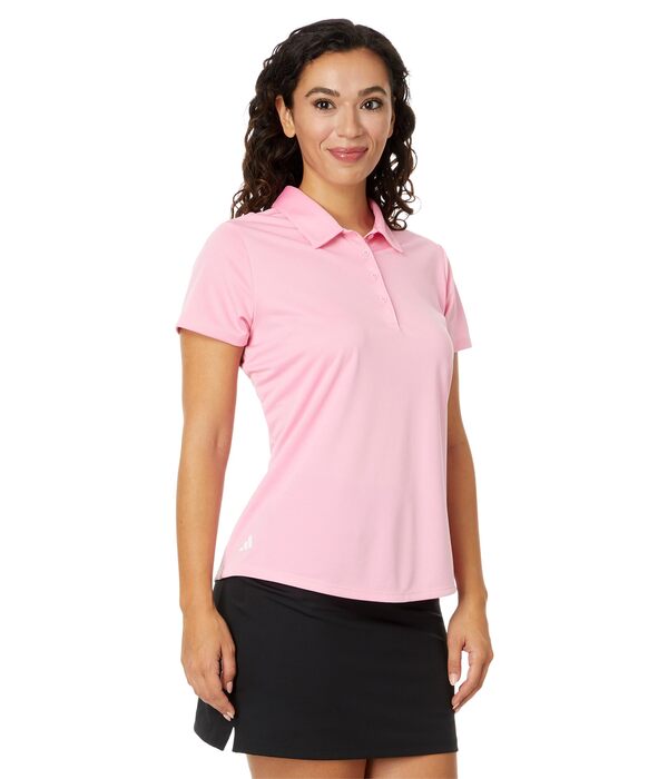 アディダス レディース シャツ トップス Performance Solid Short Sleeve Polo Light Pink