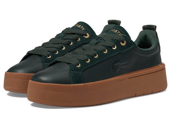 ラコステ レディース スニーカー シューズ Carnaby Plat 223 3 SFA Dark Green/Gum