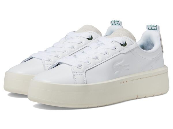 ラコステ レディース スニーカー シューズ Carnaby Plat 123 1 SFA White/Off-White