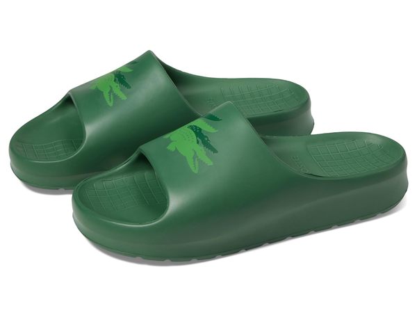 ラコステ メンズ サンダル シューズ Serve Slide 2.0 123 1 CMA Green/Greenの通販は 14,230円