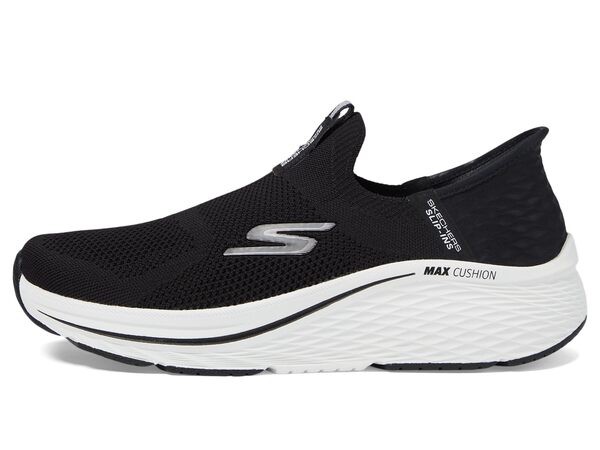 スケッチャーズ レディース スニーカー シューズ Max Cushioning Elite 2.0 Eternal Hands Free Slip-Ins Black/White