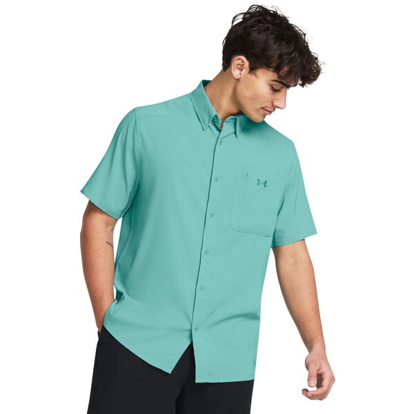 アンダーアーマー メンズ シャツ トップス Drift Tide 2.0 Short Sleeve Radial Turquois