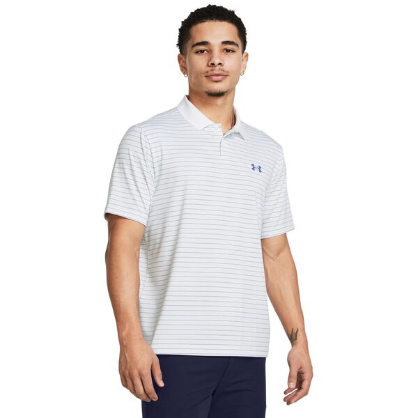 アンダーアーマー メンズ シャツ トップス Performance 3.0 Novelty Polo White/Matrix Grの通販は 14,425円